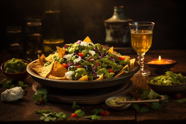 Veggie Nachos Quick Dinner Family Size