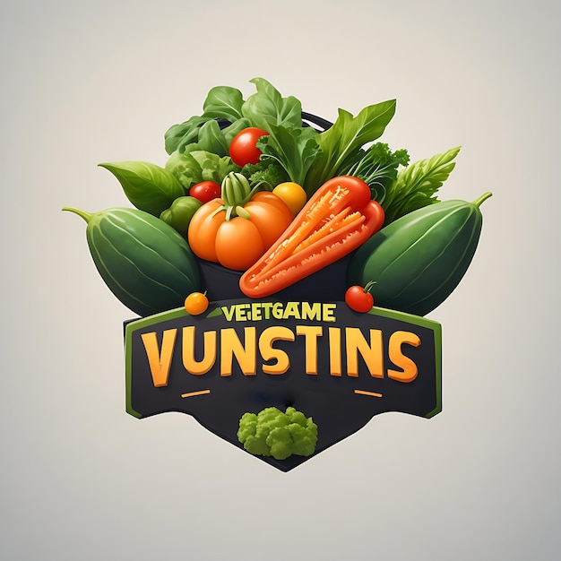 Foto veggie gestisce le cose logo ai generazione