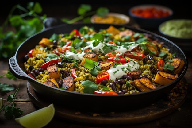 VeggiePacked Mexican Quinoa Skillet