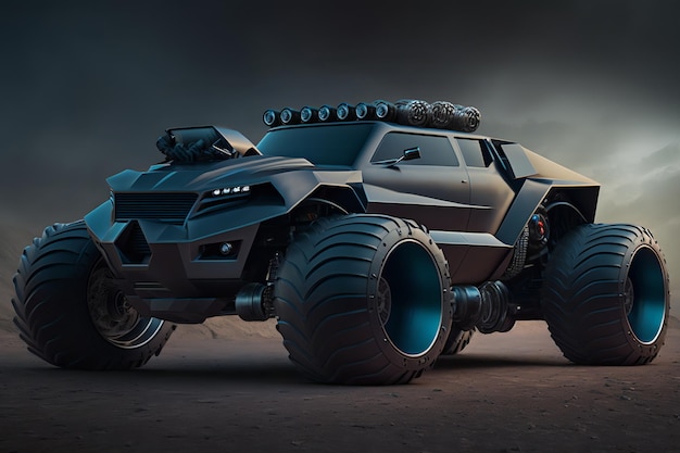 A vehicle from the movie mars rover