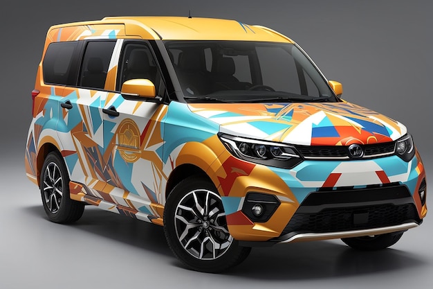 Vehicle Mockups Showcase designs on vehicles like car wraps