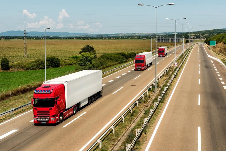 Photo vehicles on road against sky