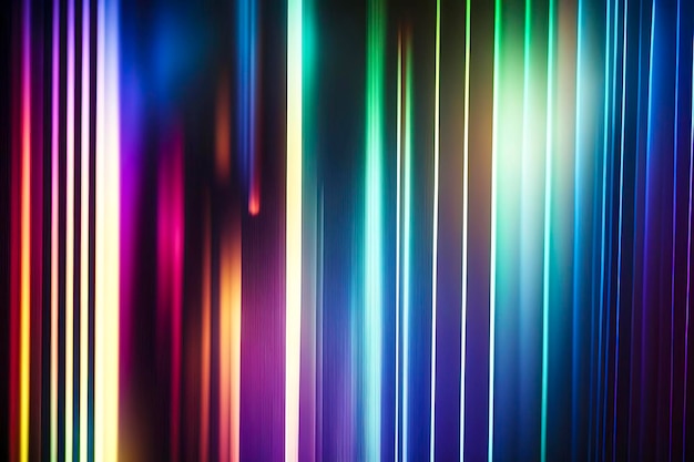 Velocity of Light: een hightech concept dat snelheid en futuristische technologie illustreert met neon- en lichtsporen gecreëerd met generatieve AI-technologie