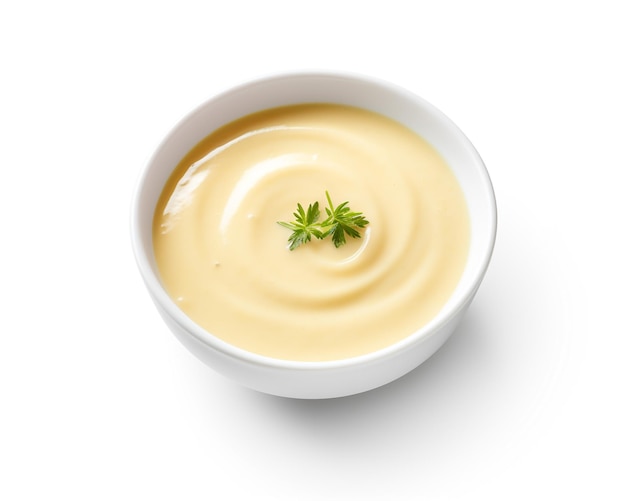 Photo veloute sauce isolated on white background