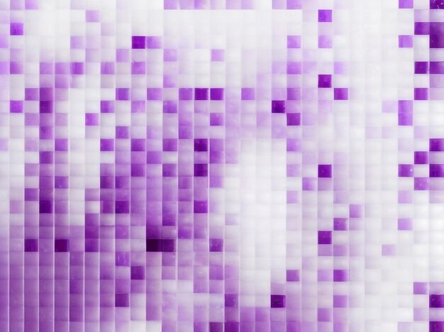 Velvet lilac fading pixel square modern abstract art