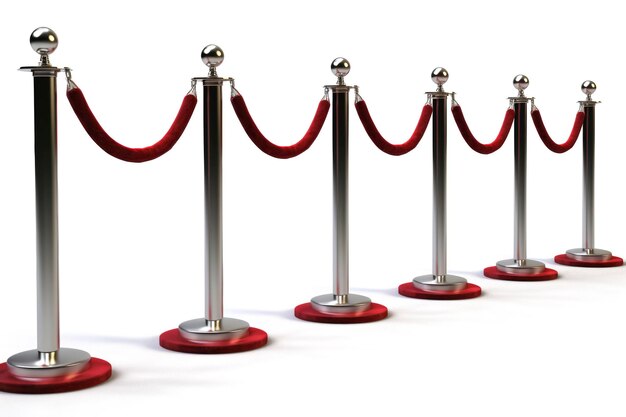 Photo velvet ropes and stanchions