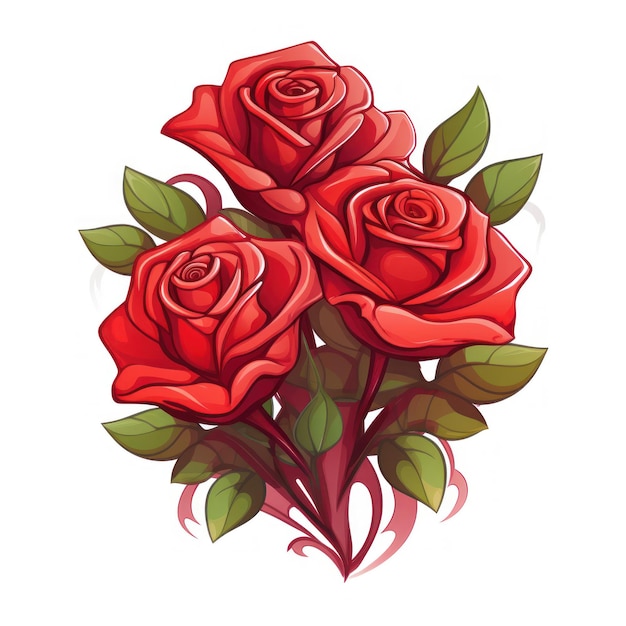 Photo velvet roses icon