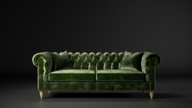 velvet sofa