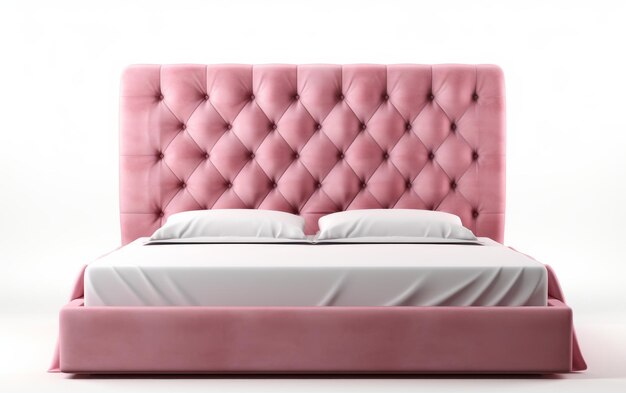 Photo velvet upholstered headboard