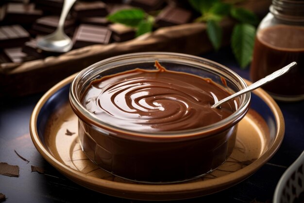 Velvety Chocolade Pudding genereert Ai