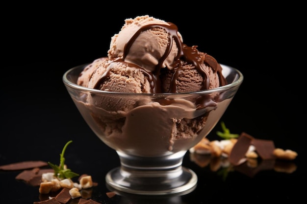 Velvety Coffee Almond Fudge Ice Cream Ice cream p