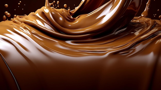 흐르는 초콜릿의 벨 같은 부드러움, 따뜻하고 매력적인 질감