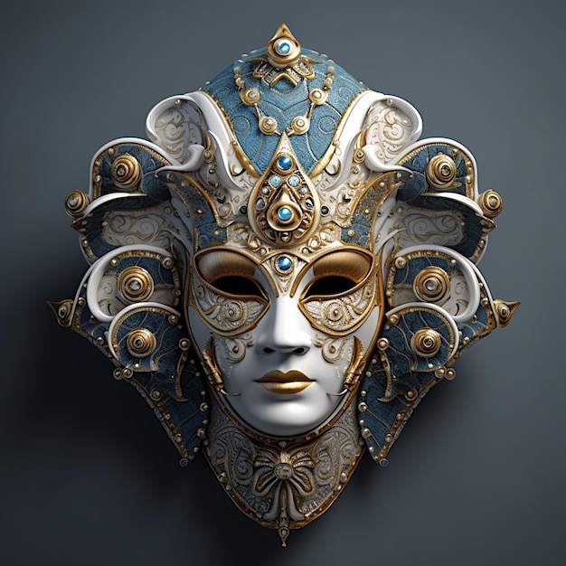 venetian carnival mask and clothing