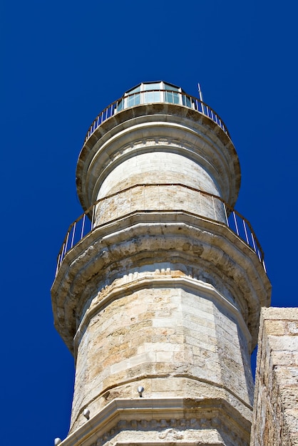 Venetian lighthouse at Chania. Crete, Greece