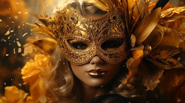 Venetian mask hd 8k wallpaper stock photographic