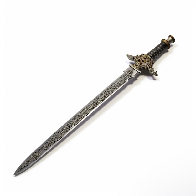 Венецианский меч с белым фоном высокого качества