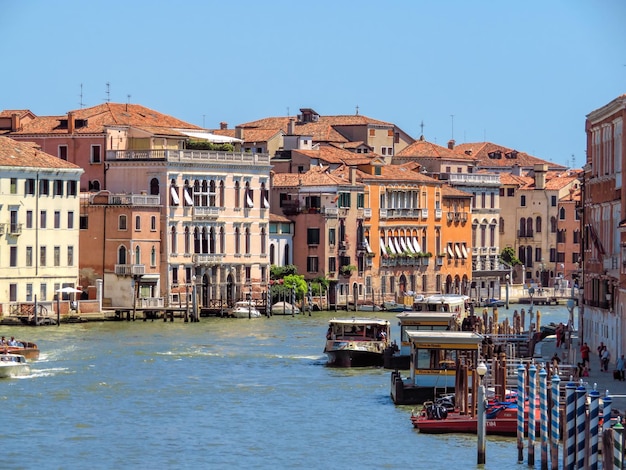 Venetië Architectuur van Venetië langs Grand Canal