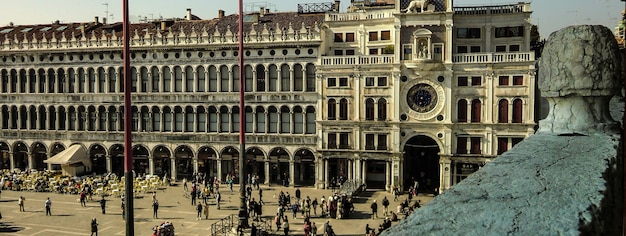 Venetië stad detail banner afbeelding met kopie ruimte