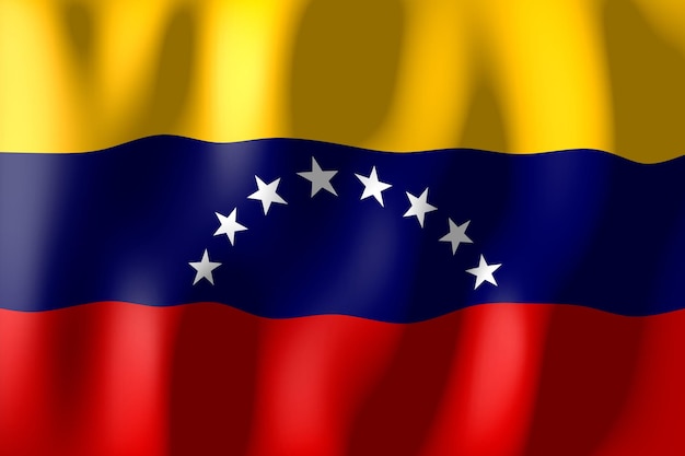 Venezuela golfde de vlag van het land