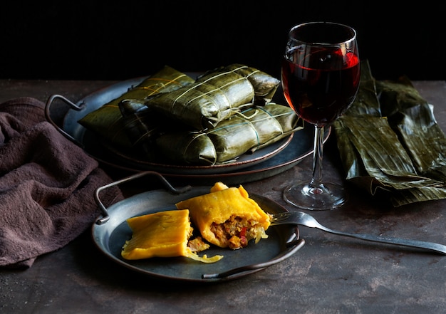 Venezuelan christmas food, hallacas