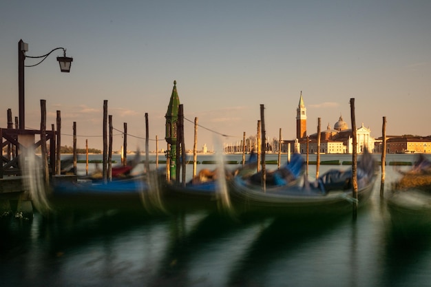 Gondola di venezia in piazza san marco