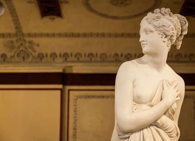 Venice, Italië - 27 juni 2016: Venus standbeeld detail in Palazzo Ducale museum?