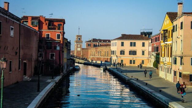 VENICE,ITALY 26 FEBRUARY 2020: Street of Venice