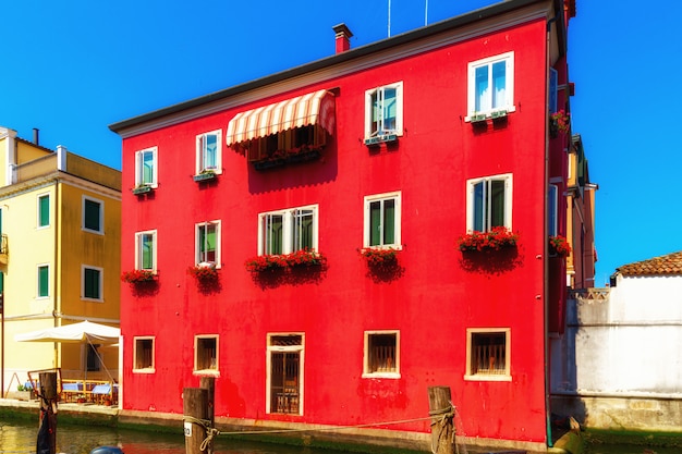 Venezia, italia. splendida via canale tradizionale