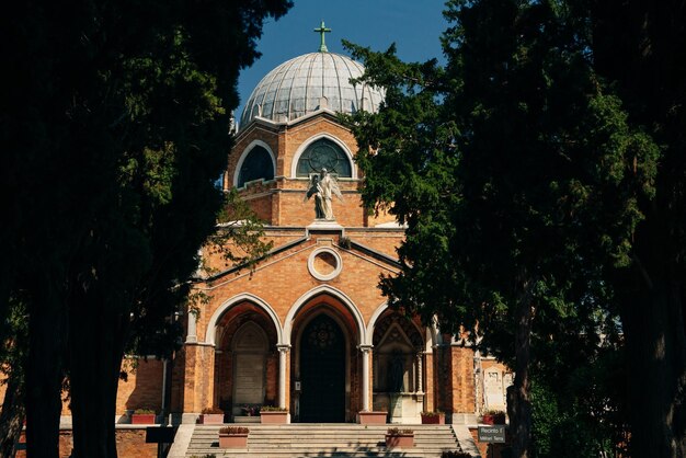 이탈리아 베네치아 - 2021년 9월, 베네시아 산 미레 묘지 (Cimitero di San Michele Venice)