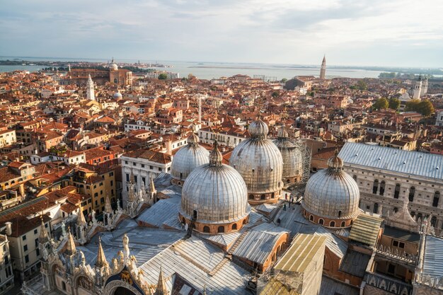 Venice Italy Skyline from St. Mark's Square