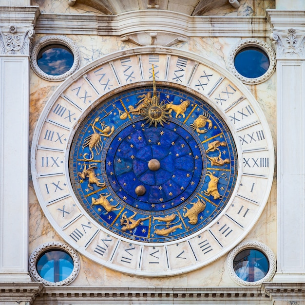 Venice Sant Marks Square astronomical clock face