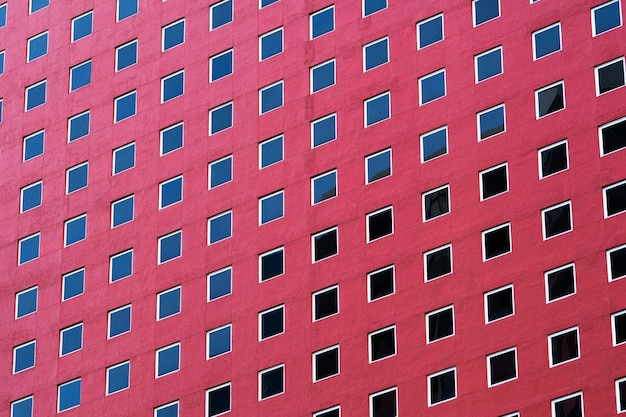 Foto vensters buiten het gebouw