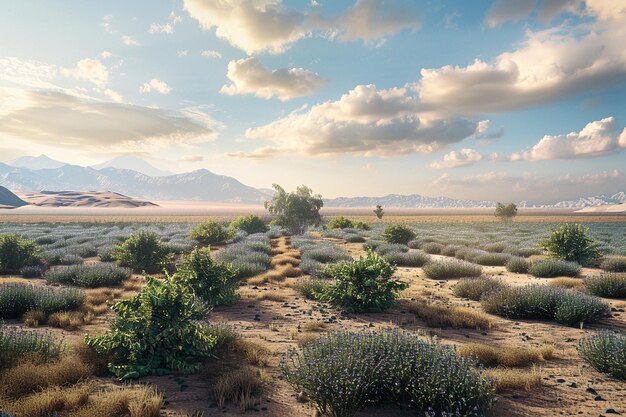 Venture into the arid landscapes where a desert ba generative ai