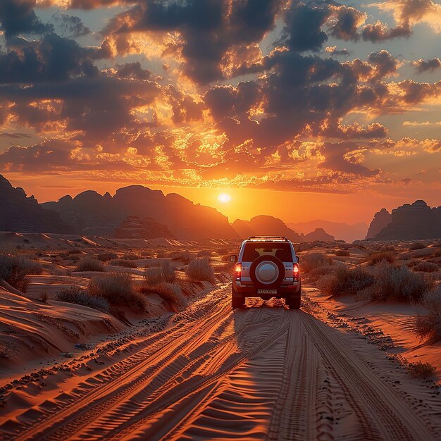Photo venture into the vast desert landscape