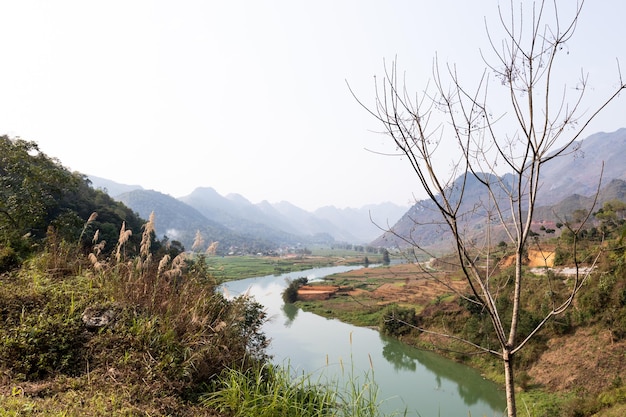 Verbazend landschap in Ha Giang Vietnam