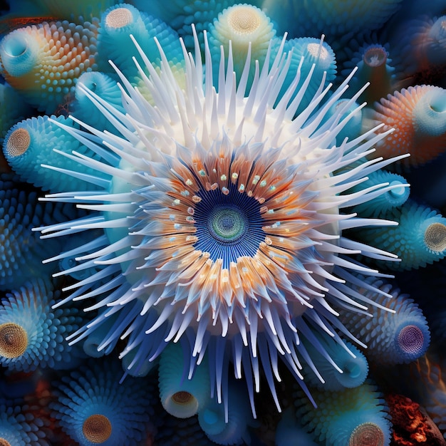 Verbazingwekkend behang-urchin-universum