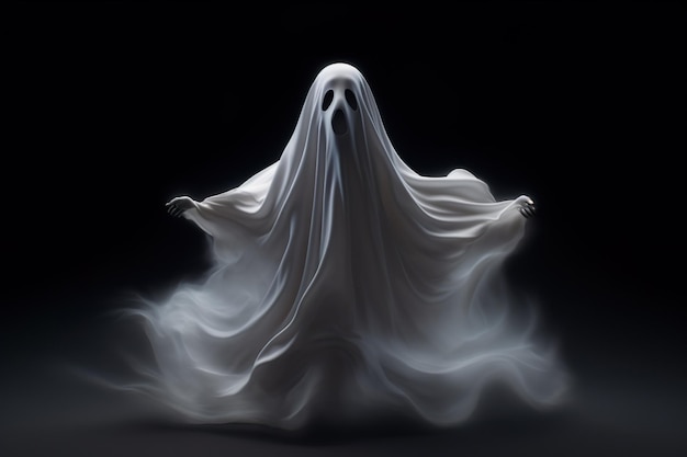 Verbazingwekkend en stijlvol beeld van Halloween geest gegenereerd door AI