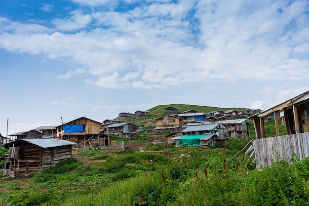 Verbazingwekkende Arsiyan Highland en berglandschappen. Savsat, Artvin - Turkije