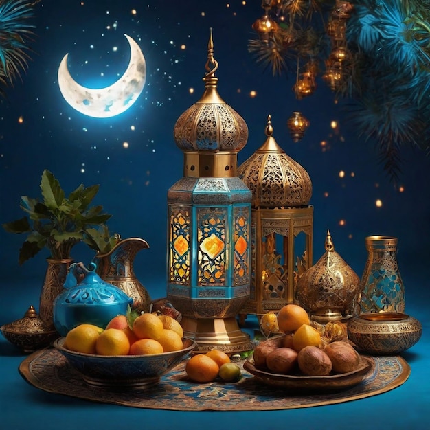 Foto verbazingwekkende ramadan mobarak poster