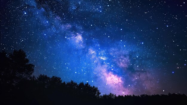 Verbazingwekkende sterrenhemel's nachts