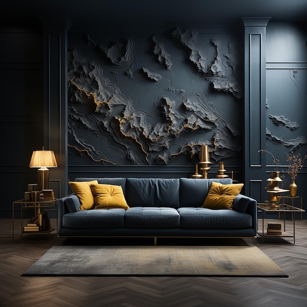 Verbeterde Darkness Abstract Wallpaper met scherpe details