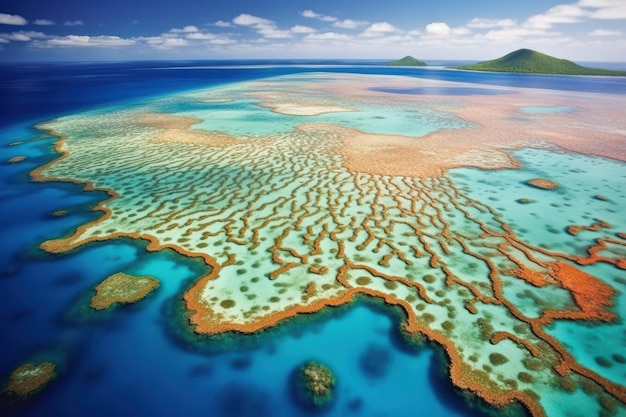 Verbluffende landschappen in Great Barrier Reef Australië