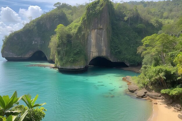 Foto verborgen paradijs in pacitan oost-java