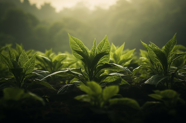 Verdant Harvest Photography of Green Plant Crops