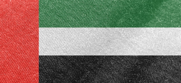 Verenigde Arabische Emiraten vlag stof katoen materiaal brede vlag behang van de VAE