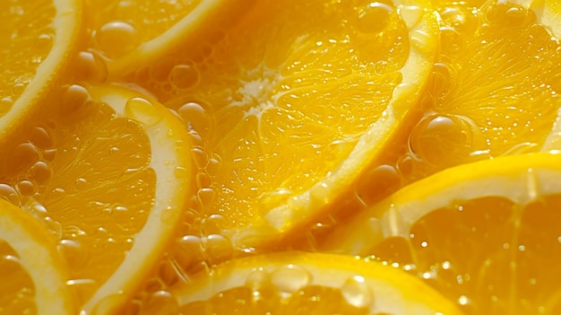 Verfrissende druppels schitteren fluisterend van de scherpe smaak en heerlijke zoetheid van sinaasappelsap