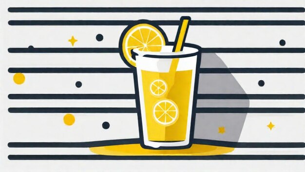 Verfrissende limonade op een hete zomerdag