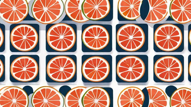 Foto verfrissende plakjes grapefruit