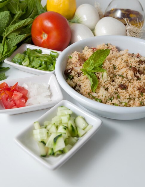 Verfrissende tabouleh salade