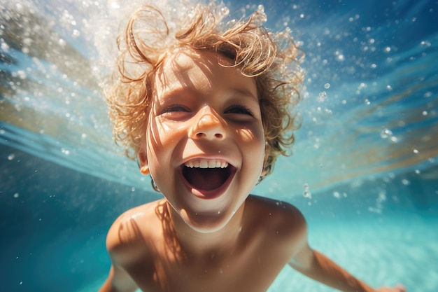 Verfrissende zwembadmomenten Kid Boys Summertime Water Play